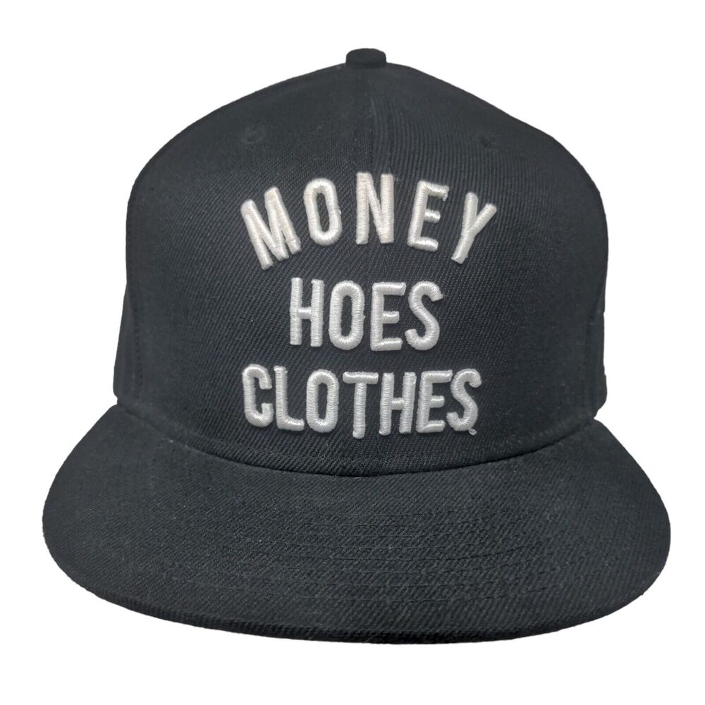 Money Hoes Clothes Snapback Hat Black OS Adjustable Embroidered Dnine Reserve